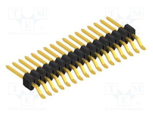Connector: pin strips; pin header; male; PIN: 17; 1.27mm; SMT; 1x17
