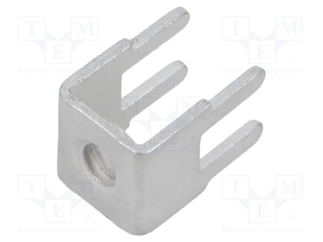 Terminal: screw terminal; THT,screw terminal; silver; straight