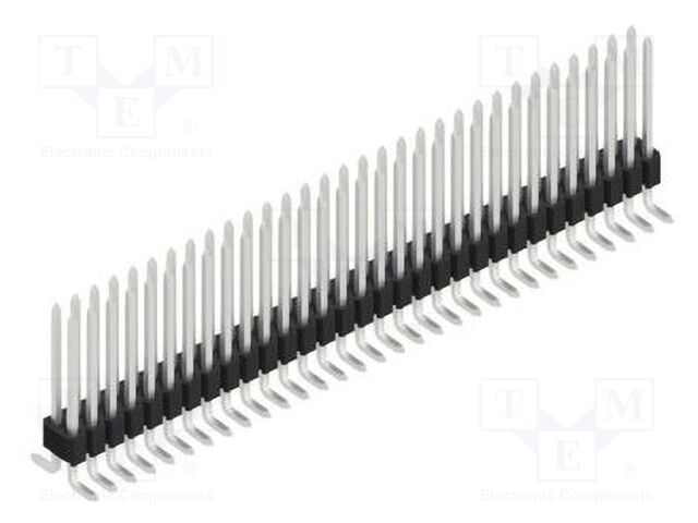 Connector: pin strips; pin header; male; PIN: 62; 1.27mm; SMT; 2x31