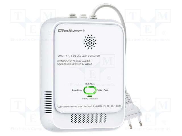 Meter: gas detector; Equipment: user's manual,screws; -10÷40°C