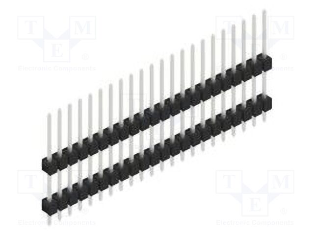 Connector: pin strips; pin header; male; PIN: 22; 2.54mm; THT; 1x22
