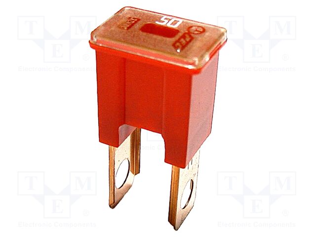 Fuse: fuse; 50A; 32VDC; automotive; 22.2mm; 22.2x15.2x45mm