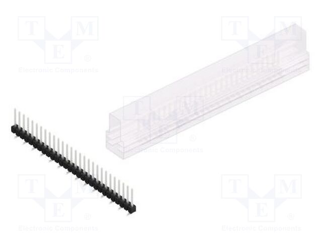 Connector: pin strips; pin header; male; PIN: 28; 2.54mm; SMT; 1x28
