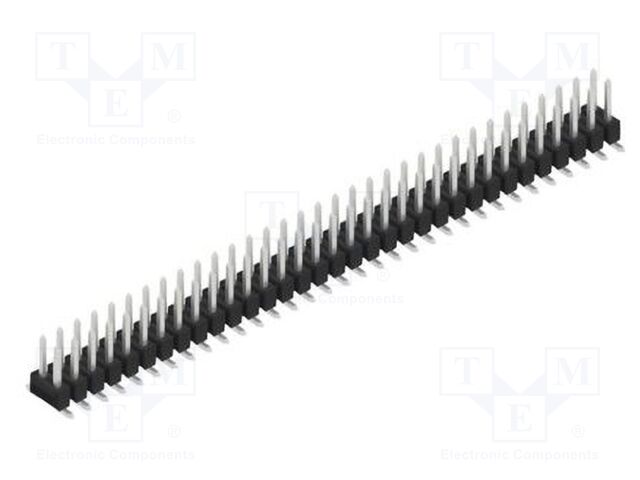 Connector: pin strips; pin header; male; PIN: 66; 2.54mm; SMT; 2x33