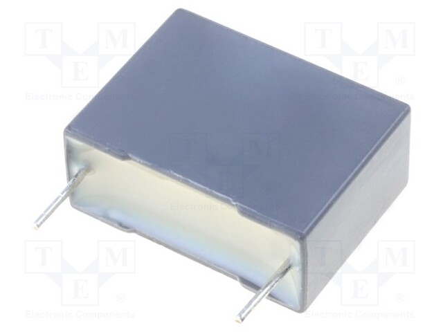 Capacitor: polypropylene; X2; 220nF; 15mm; ±10%; 18x7.5x13.5mm