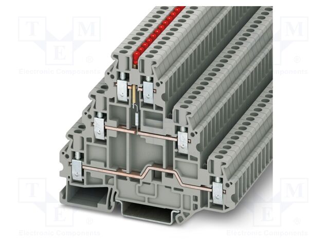 Splice terminal: rail; UT; 19A; 24V; screw terminal; PA; 0.14÷4mm2