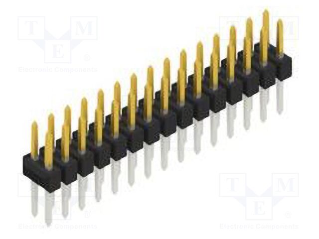 Connector: pin strips; pin header; male; PIN: 30; 2.54mm; THT; 2x15