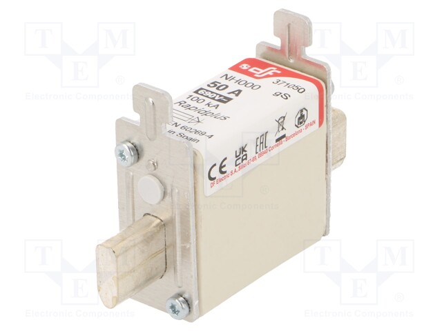 Fuse: fuse; gS; 50A; 690VAC; 440VDC; NH000