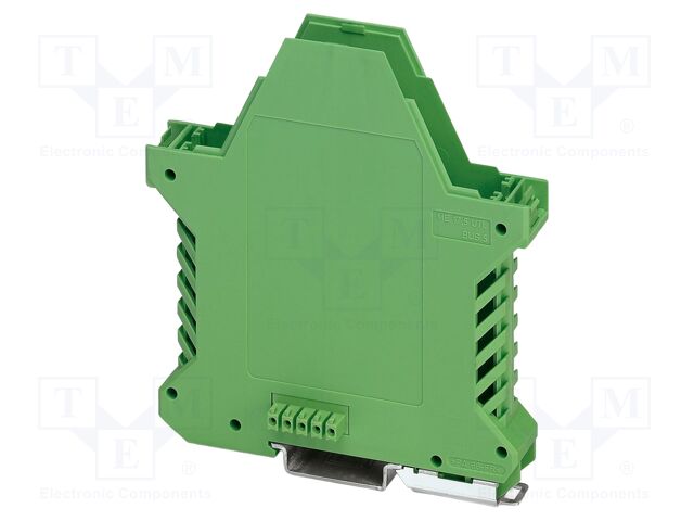 Enclosure base; with FE contact,with terminals; green; UL94V-0