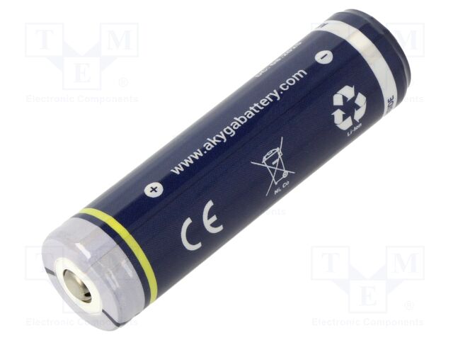 Re-battery: Li-Ion; 18650,MR18650; 3.7V; 3200mAh; Ø18.5x69.5mm
