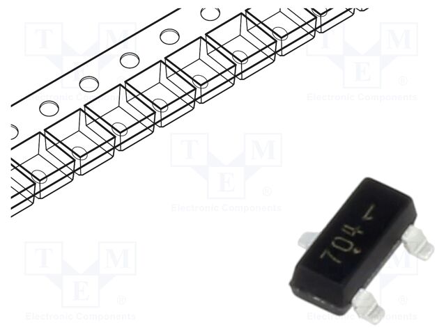 Transistor: N-MOSFET; unipolar; 60V; 380mA; Idm: 5A; 420mW; SOT23