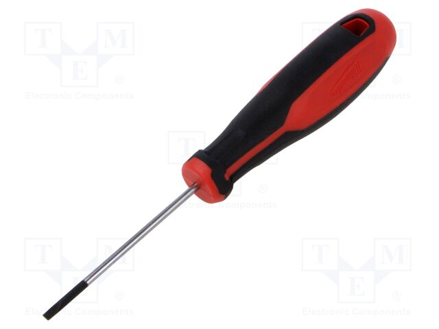 Screwdriver; slot; 3,0x0,5mm; 75mm