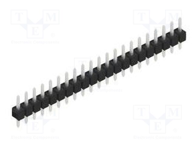 Connector: pin strips; pin header; male; PIN: 21; 2.54mm; THT; 1x21