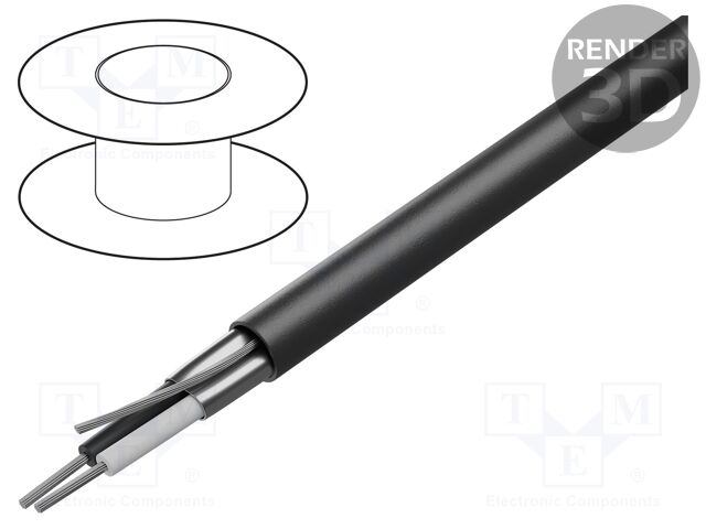 Wire; 1x2x18AWG; FELDBUS,PROFIBUS,outdoor; stranded; Cu; LSZH