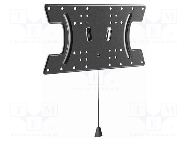 Holder; for wall mounting; 30kg; 32÷65"; black; permanent