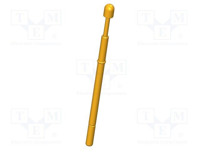 Test needle; Operational spring compression: 4mm; 8A; Ø: 2.3mm
