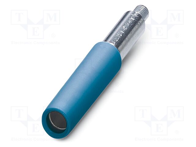 Connector: plug-in; screw terminal; L: 15mm; ways: 1; W: 6mm; H: 6mm