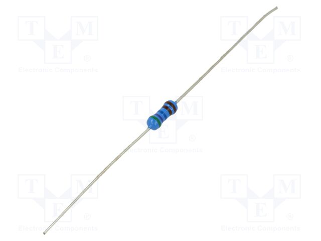 Resistor: metal film; THT; 5.76kΩ; 250mW; ±1%; Ø2.5x6.8mm; axial