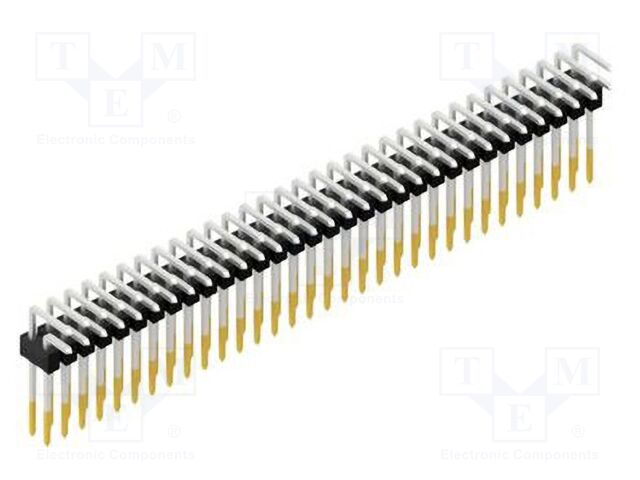 Connector: pin strips; pin header; male; PIN: 64; 2.54mm; THT; 2x32