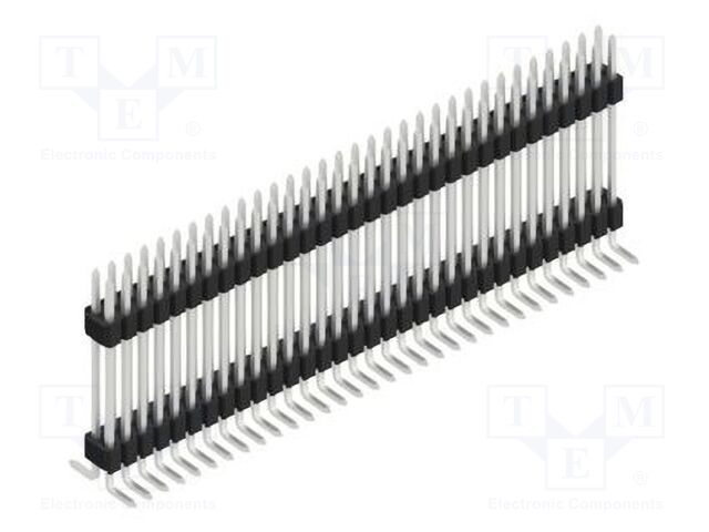 Connector: pin strips; pin header; male; PIN: 64; 1.27mm; SMT; 2x32