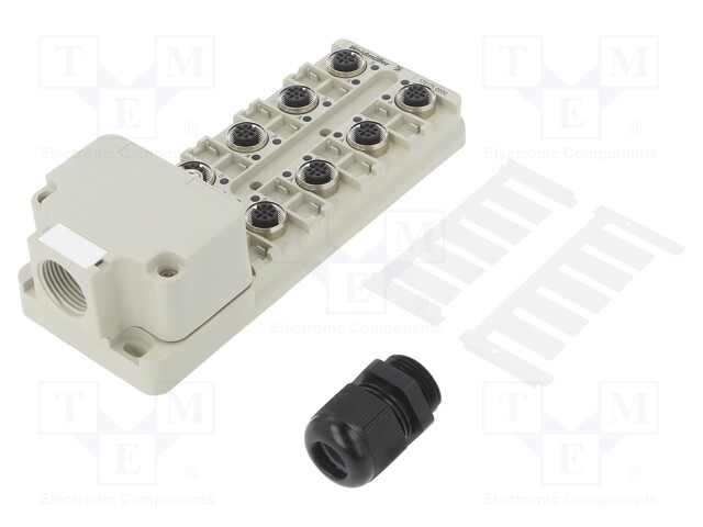 Splitter; A code-DeviceNet / CANopen; PIN: 5; IP68; IN: 8; OUT: 1