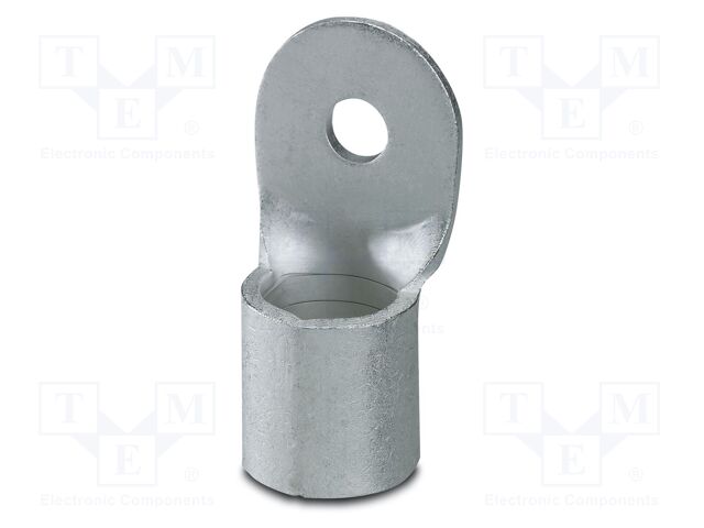 Non-insulated; Body: silver; Tip: ring