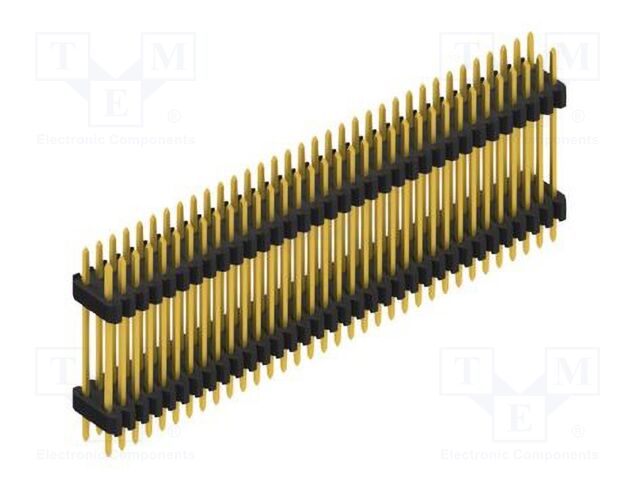 Connector: pin strips; pin header; male; PIN: 68; 1.27mm; THT; 2x34