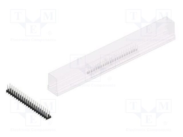 Connector: pin strips; pin header; male; PIN: 42; 2mm; SMT; 2x21