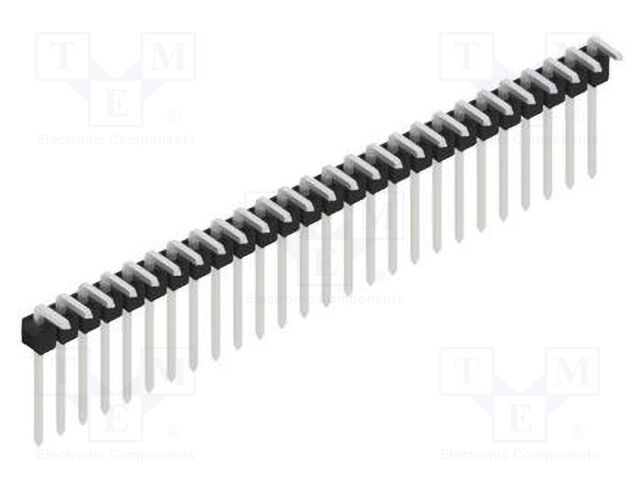 Connector: pin strips; pin header; male; PIN: 26; 2.54mm; THT; 1x26