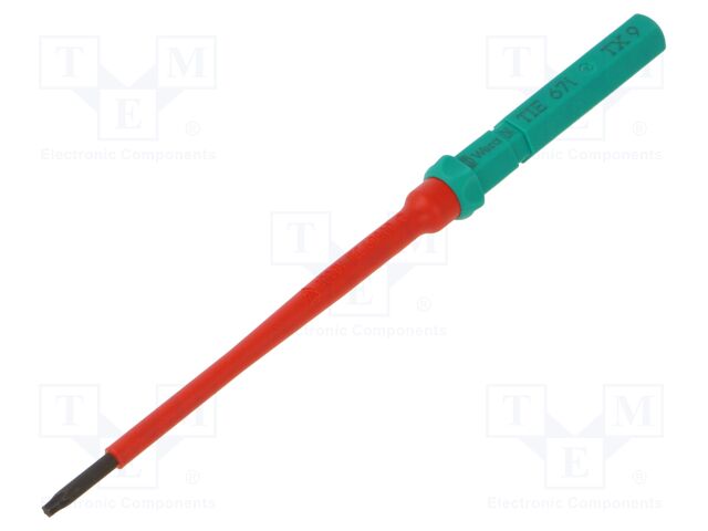 Interchangeable blade; Torx®; insulated; TX09; 157mm; 1kVAC