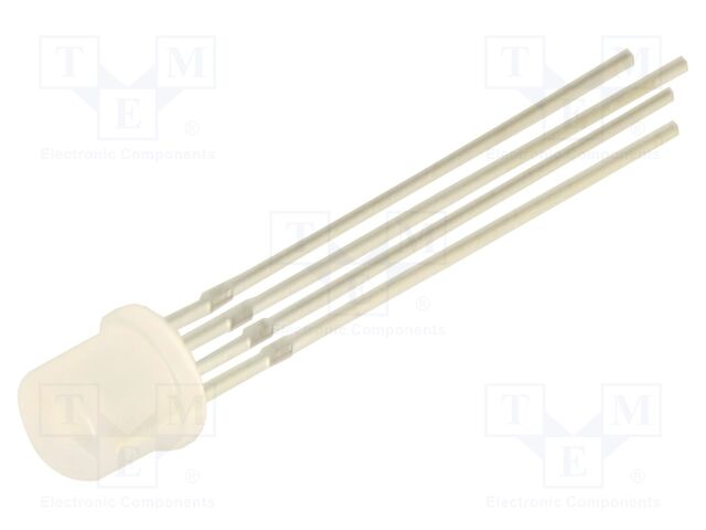 LED; RGB; 5mm; 140°; Front: flat; 2.1÷2.6VDC,2.9÷3.4VDC; -30÷85°C