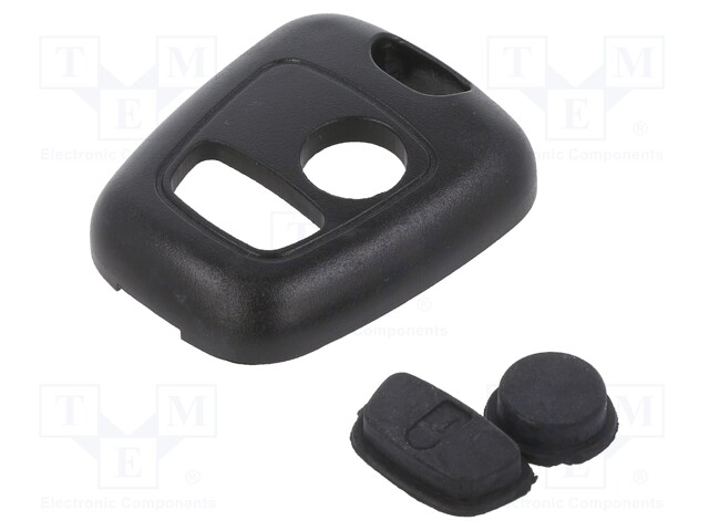Front panel for remote controller; plastic; black; MINITOOLS