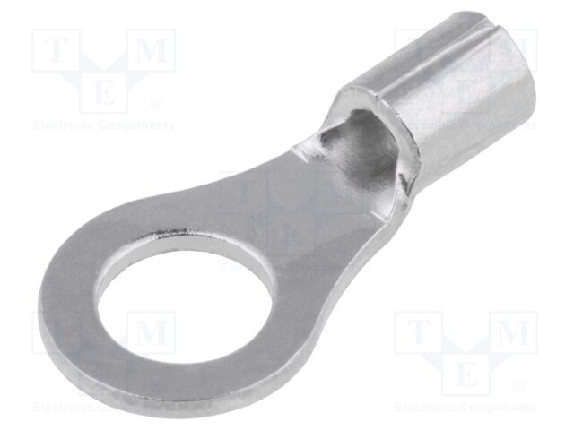Ring terminal; M4; 0.3÷1.42mm2; crimped; for cable; non-insulated
