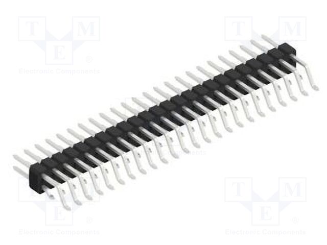 Connector: pin strips; pin header; male; PIN: 48; 2.54mm; SMT; 2x24