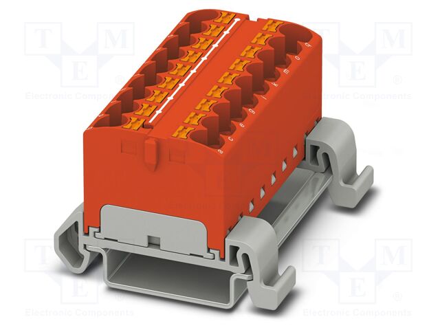 Splice terminal: rail; 32A; 800V; push-in; PA; 0.2÷6mm2; W: 55.4mm