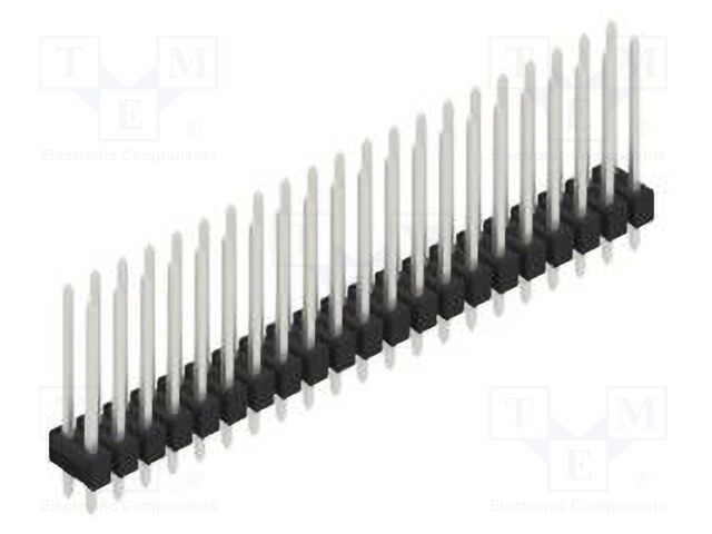 Connector: pin strips; pin header; male; PIN: 42; 2.54mm; THT; 2x21