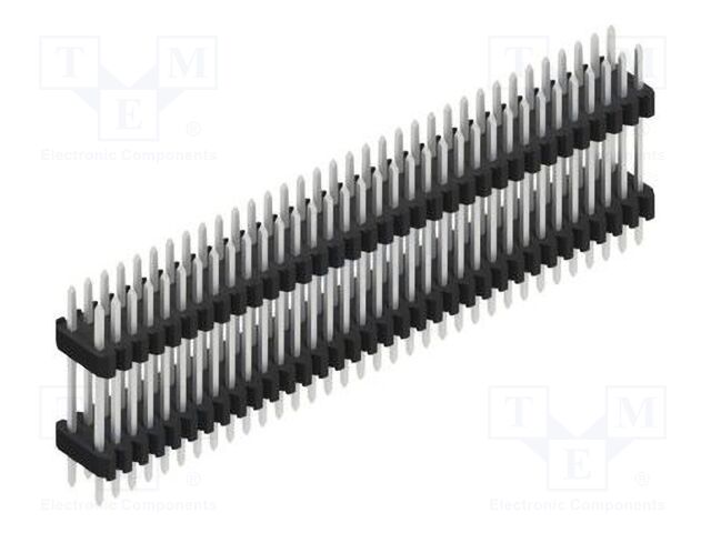 Connector: pin strips; pin header; male; PIN: 68; 1.27mm; THT; 2x34