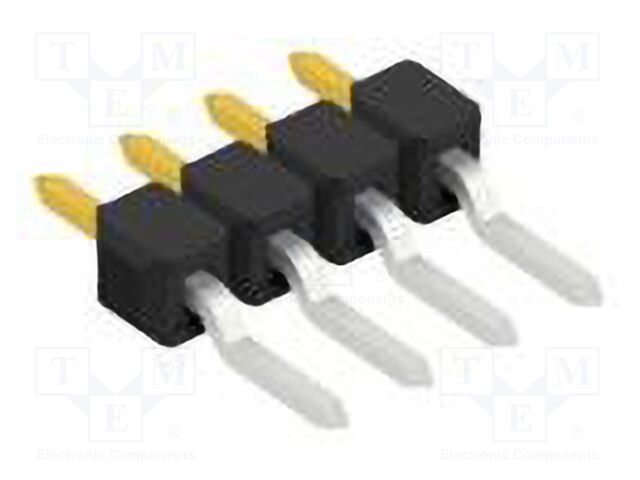 Connector: pin strips; pin header; male; PIN: 4; 2.54mm; SMT; 1x4