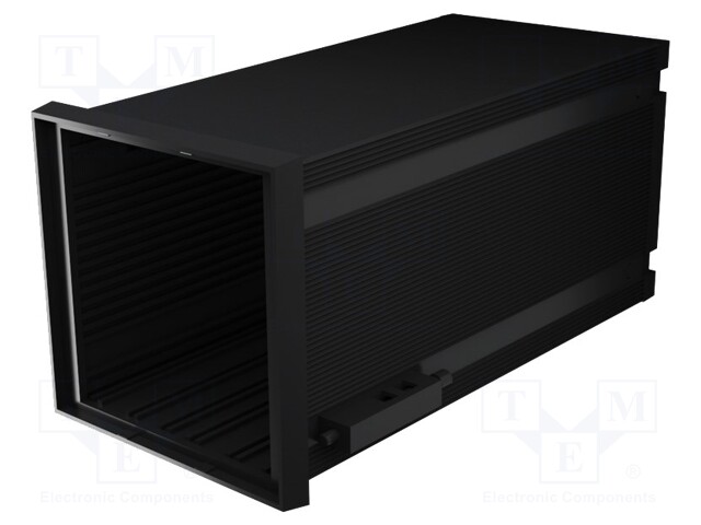 Enclosure: panel; X: 96mm; Y: 96mm; Z: 179mm; ABS + PC,PPO; black