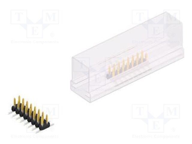 Connector: pin strips; pin header; male; PIN: 16; 2mm; SMT; 2x8; 100V