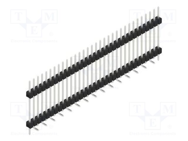 Connector: pin strips; pin header; male; PIN: 32; 2.54mm; SMT; 1x32