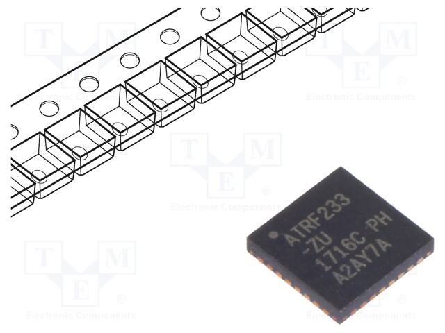 Integrated circuit: RF transceiver; SPI; QFN32; 1.8÷3.6VDC