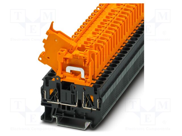 Splice terminal: rail; PT; 20A; 500V; push-in; PA; L: 57.3mm; ways: 1