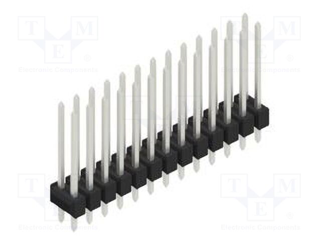 Connector: pin strips; pin header; male; PIN: 26; 2.54mm; THT; 2x13