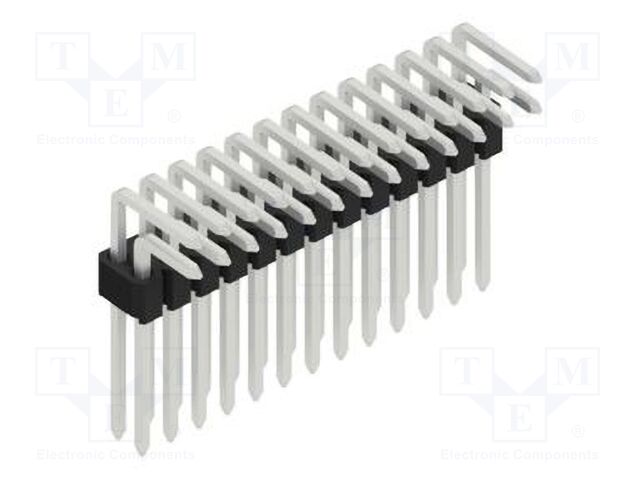 Connector: pin strips; pin header; male; PIN: 26; 1.27mm; THT; 2x13