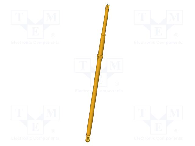 Test needle; Operational spring compression: 8mm; 5A; Ø: 1.3mm