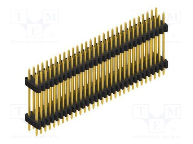 Connector: pin strips; pin header; male; PIN: 60; 1.27mm; THT; 2x30