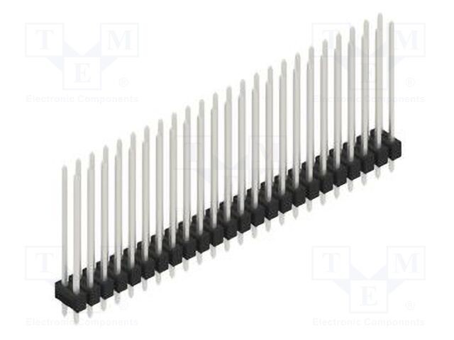 Connector: pin strips; pin header; male; PIN: 48; 2.54mm; THT; 2x24