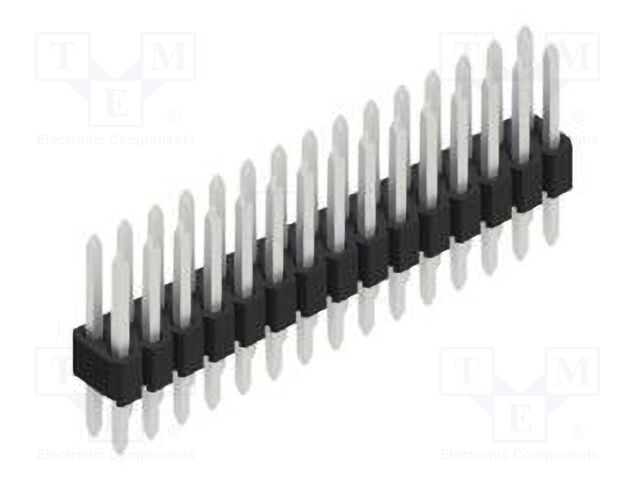 Connector: pin strips; pin header; male; PIN: 30; 1.27mm; THT; 2x15