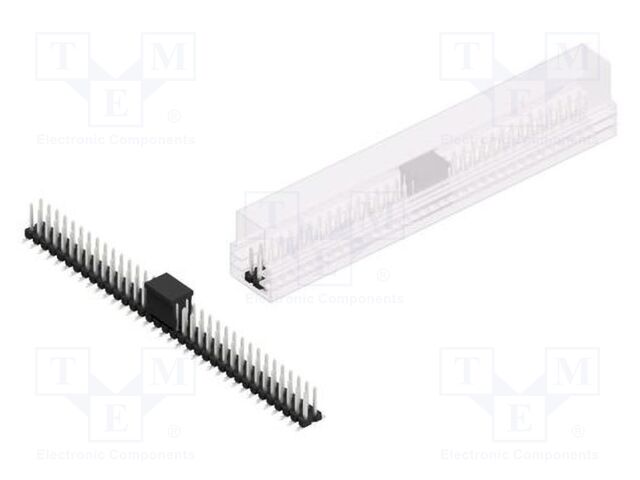 Connector: pin strips; pin header; male; PIN: 70; 2.54mm; SMT; 2x35